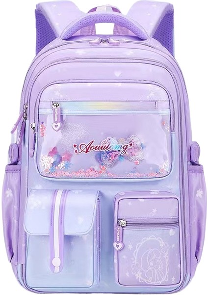 Büyük Kapasiteli Karikatür Öğrenci Okul Çantası (Yurt Dışından)