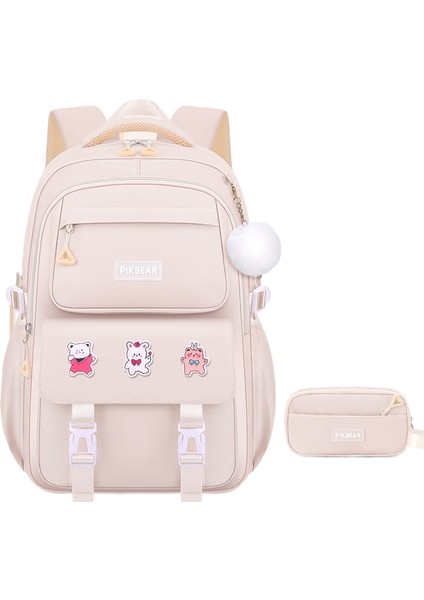 Karikatür Büyük Kapasiteli Öğrenci Okul Çantası (Yurt Dışından)