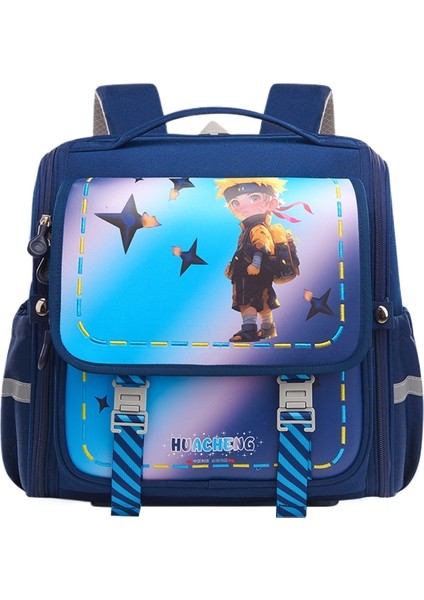 Büyük Kapasiteli Karikatür Öğrenci Okul Çantası (Yurt Dışından)