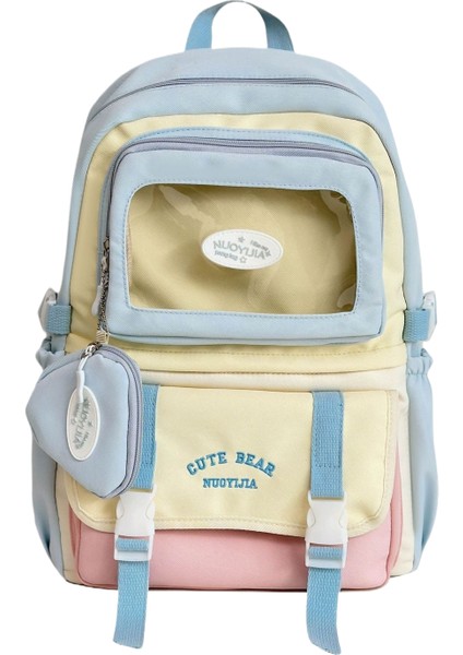 Büyük Kapasiteli Karikatür Öğrenci Okul Çantası (Yurt Dışından)