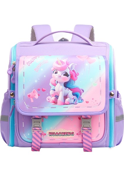 Büyük Kapasiteli Karikatür Öğrenci Okul Çantası (Yurt Dışından)