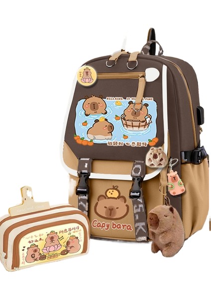 Yeni Büyük Kapasiteli Ultra Hafif Sevimli Öğrenci Okul Çantası (Yurt Dışından)