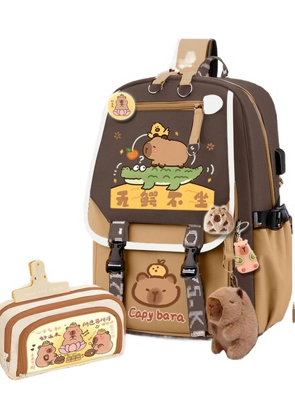 Yeni Büyük Kapasiteli Ultra Hafif Sevimli Öğrenci Okul Çantası (Yurt Dışından)