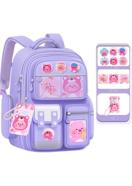 Karikatür Büyük Kapasiteli Öğrenci Okul Çantası (Yurt Dışından)