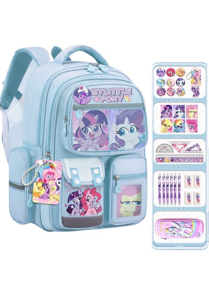 Karikatür Büyük Kapasiteli Öğrenci Okul Çantası (Yurt Dışından)