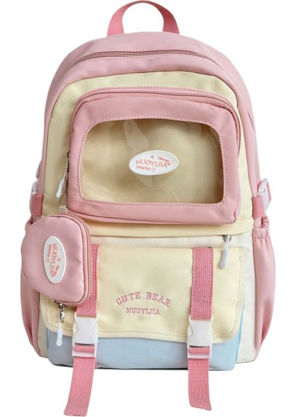 Büyük Kapasiteli Karikatür Öğrenci Okul Çantası (Yurt Dışından)