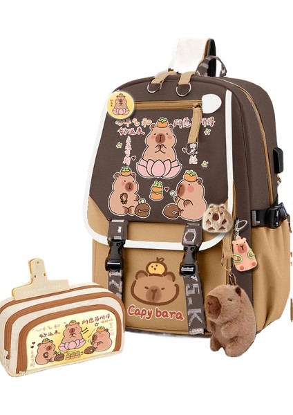 Yeni Büyük Kapasiteli Ultra Hafif Sevimli Öğrenci Okul Çantası (Yurt Dışından)