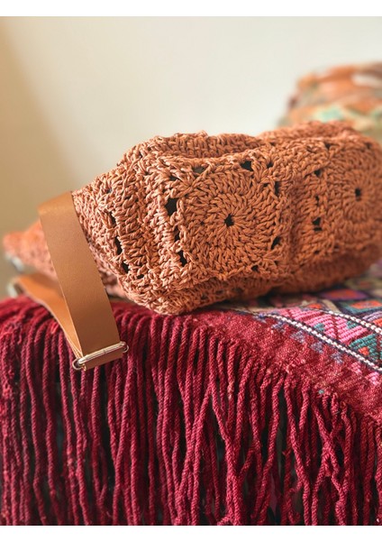 Simarikcraft El Örgüsü Motif Çanta Kağıt Ip