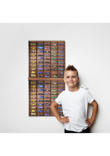 1/64 Ölçek Oyuncak Hobi Koleksiyon 100 Araçlık Set Model Oyuncak Araba Rafı fırsatları