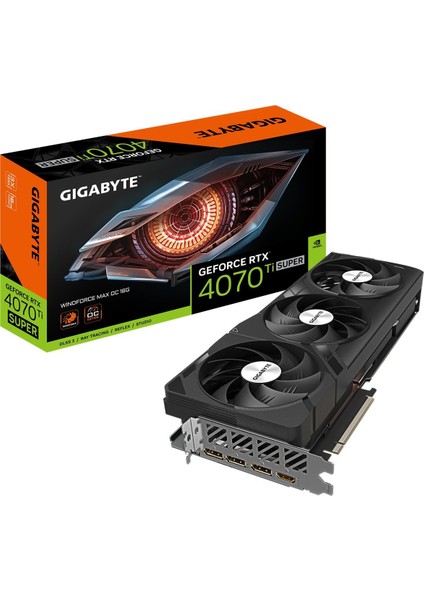 Gıgabyte Geforce Rtx­­ 4070 Ti Super Wındforce Max Oc 16G GDDR6X Dlss 3 256 Bit Ekran Kartı