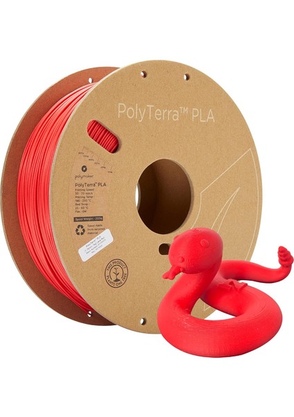Polymaker Polyterra Pla Filament Lava Kırmızı