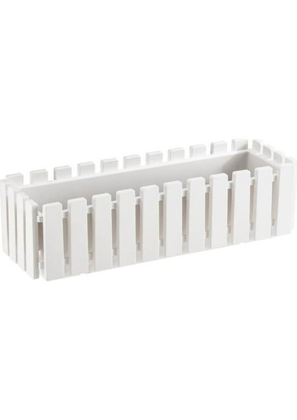 PetGrow Akasya Çit Balkon Plastik Saksı -60