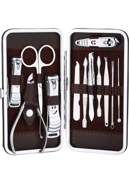 Manikür Seti Tırnak Bakım Çantalı 12 Parça Bakım Seti modelleri
