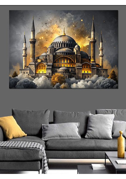 Istanbul Ayasofya Camii Dekoratif Kanvas - Mdf Ahşap Tablo fiyatları