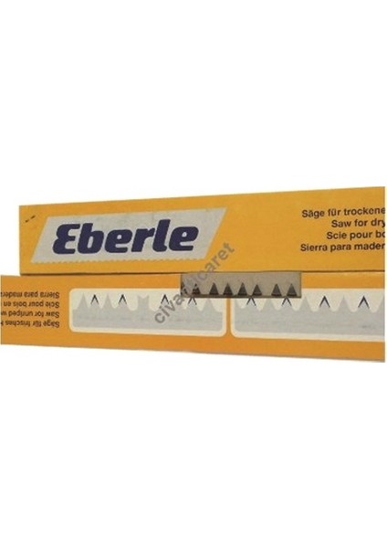 Kolastar Testere Ağzı Düz NO.760 Mm. Eberle