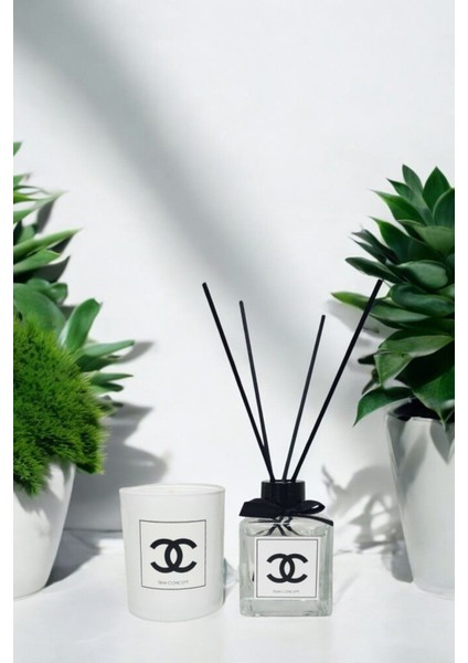 100 ml Dekoratif Oda Kokusu ve Mum Seti modelleri