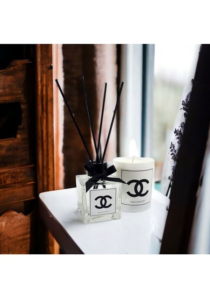 100 ml Dekoratif Oda Kokusu ve Mum Seti fırsatları