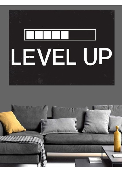 Level Atladın Dekoratif Kanvas - Mdf Ahşap Tablo