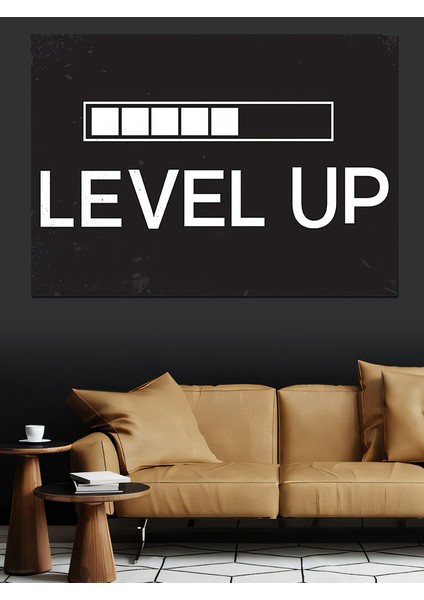 Level Atladın Dekoratif Kanvas - Mdf Ahşap Tablo