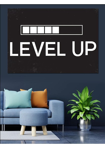 Level Atladın Dekoratif Kanvas - Mdf Ahşap Tablo