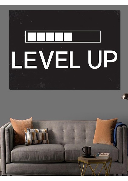 Level Atladın Dekoratif Kanvas - Mdf Ahşap Tablo