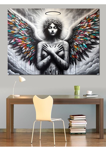 Nü Melek Dekoratif Kanvas - Mdf Ahşap Tablo modelleri