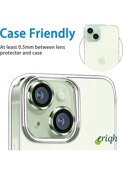 Apple iPhone 13-13 Mini Uyumlu Kamera Koruyucu Lens