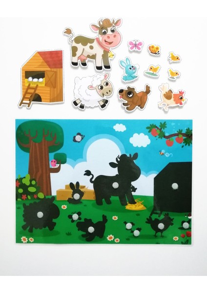 Eğitici Oyuncak Cırtlı Etkinlik Kitap Oyun Aktivite