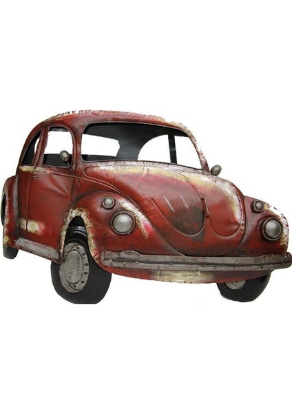 Wosvos Pano Kırmızı Vintage Dekoratif Ev Ofis Hediyelik