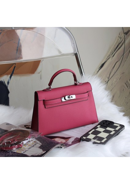 Şeker Rengi Kellybag Kelly Çanta Omuz Çantası Çekik Çapraz Moda Kadın Çantası (Yurt Dışından)