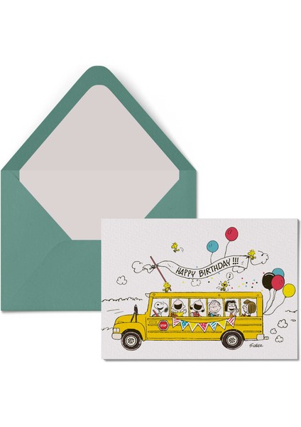 Kartpostal - Tebrik Kartı & Zarf Doğumgünü Happy Birthday