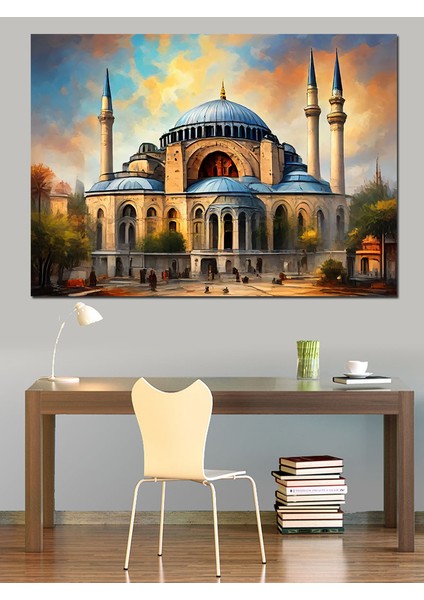 Ayasofya Cami Dekoratif Kanvas - Mdf Ahşap Tablo fiyatları