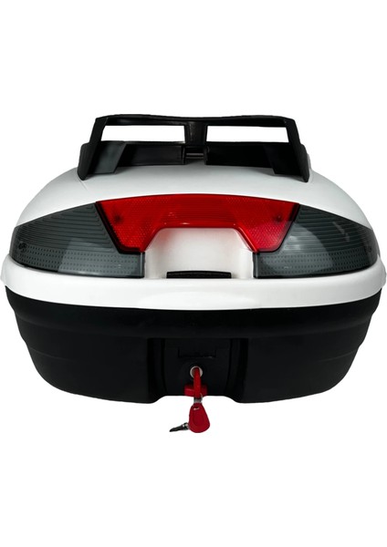 CV46 Kargo Motosiklet Çantası Beyaz