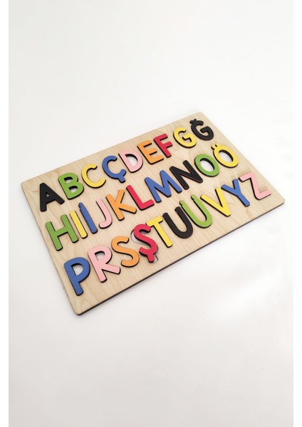 3 Boyutlu Ahşap Türkçe Harf Rakam Seti Bultak Puzzle modelleri