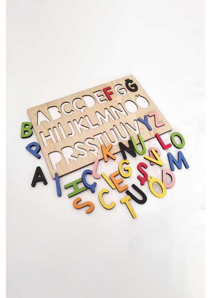 3 Boyutlu Ahşap Türkçe Harf Rakam Seti Bultak Puzzle fırsatları