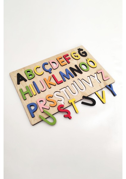 3 Boyutlu Ahşap Türkçe Harf Rakam Seti Bultak Puzzle indirimleri