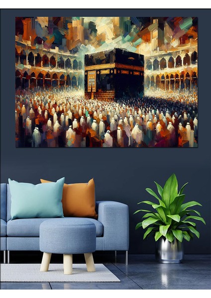 Kabe Töreni Dekoratif Kanvas - Mdf Ahşap Tablo