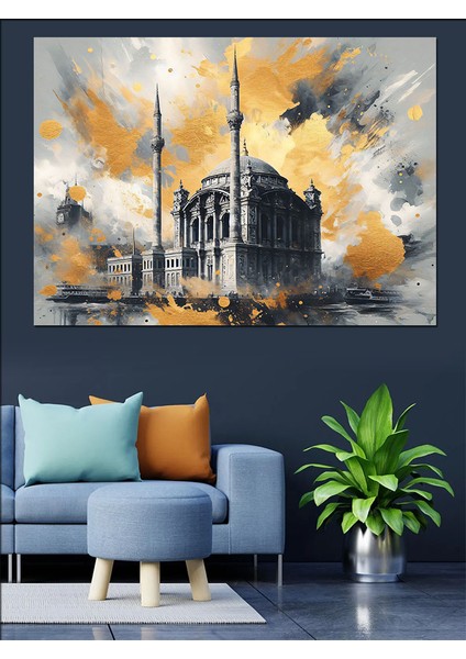 Istanbul Ortaköy Camii Dekoratif Kanvas - Mdf Ahşap Tablo fiyatları