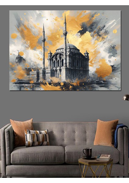 Istanbul Ortaköy Camii Dekoratif Kanvas - Mdf Ahşap Tablo modelleri