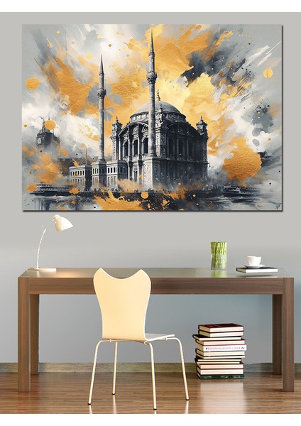Istanbul Ortaköy Camii Dekoratif Kanvas - Mdf Ahşap Tablo fırsatları