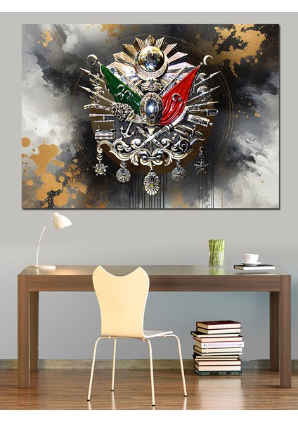 Osmanlı Tuğrası Dekoratif Kanvas - Mdf Ahşap Tablo fiyatları