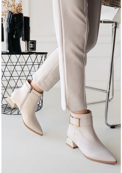 Mona Bej Cilt Topuklu Bot modelleri