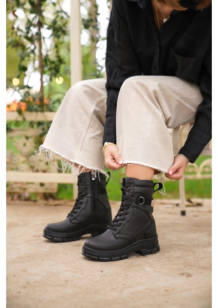 Garantili D529 Soğuk Geçirmez Kadın Günlük Kışlık Bot
