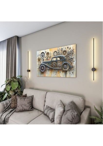 Exel Home Arabalar Cam Tablo - Klasik Arabalar - Yatay Motif 02-062 fırsatları