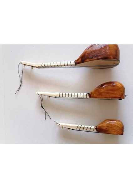 Ahşap Minyatür Saz Seti 3 Adet Birden fiyatları