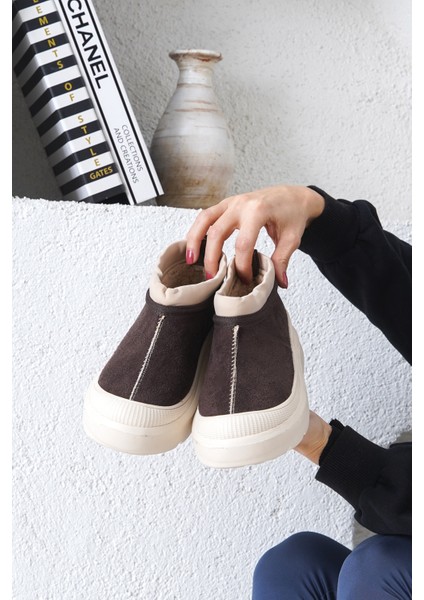 D436 Kadın Soğuk Geçirmez Kışlık Bot