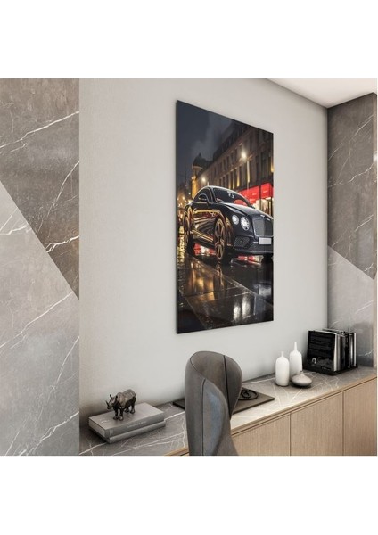 Exel Home Arabalar Cam Tablo - Karışık - Dikey Motif 01-001