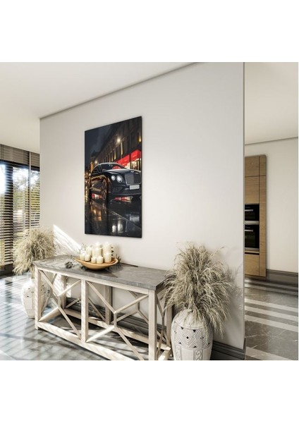 Exel Home Arabalar Cam Tablo - Karışık - Dikey Motif 01-001
