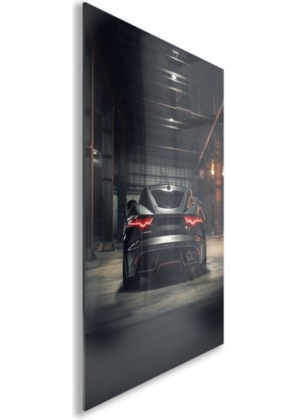 Exel Home Arabalar Cam Tablo - Karışık - Dikey Motif 01-002