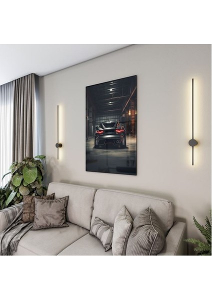 Exel Home Arabalar Cam Tablo - Karışık - Dikey Motif 01-002